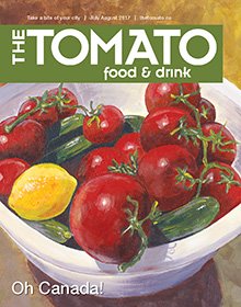 The Tomato Food & Drink cover for the July/August 2017 issue